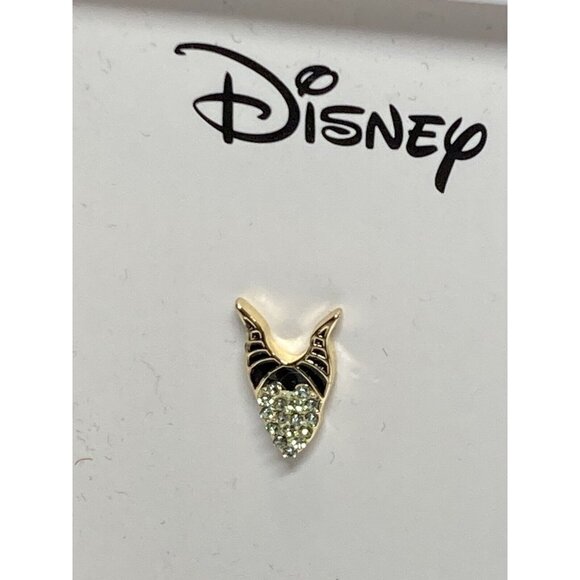 Disney X Baublebar Villain Maleficent Mini Pave Rhinestone Stud Earrings NIB! - Picture 1 of 4